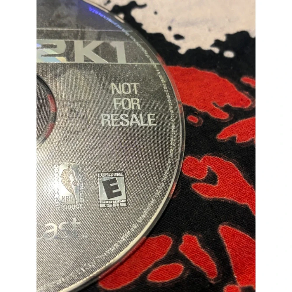 NBA 2K1 Sega Dreamcast Not For Resale Promo Disc Only Basketball Video Game